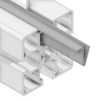 MODULAR SOLUTIONS SEALING PROFILE&lt;br&gt;RETAINING INSERT, RIGID PANEL GASKET, 8FT